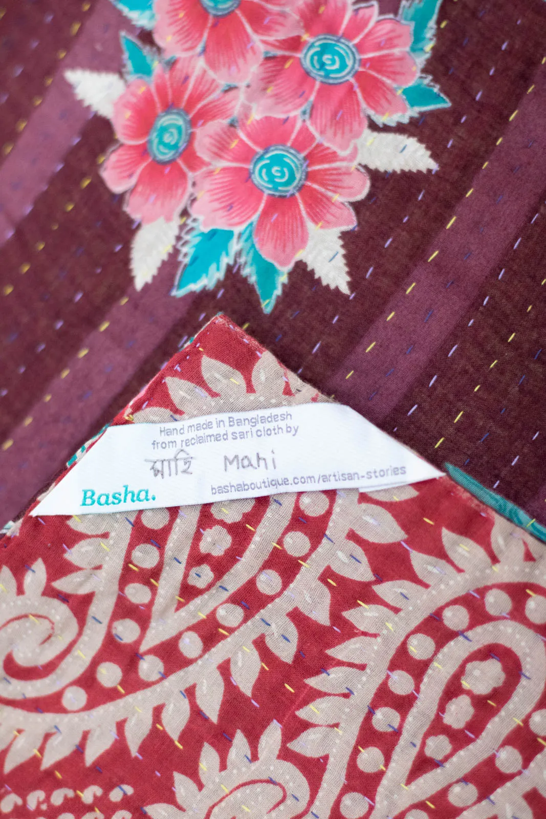 Land Kantha Throw