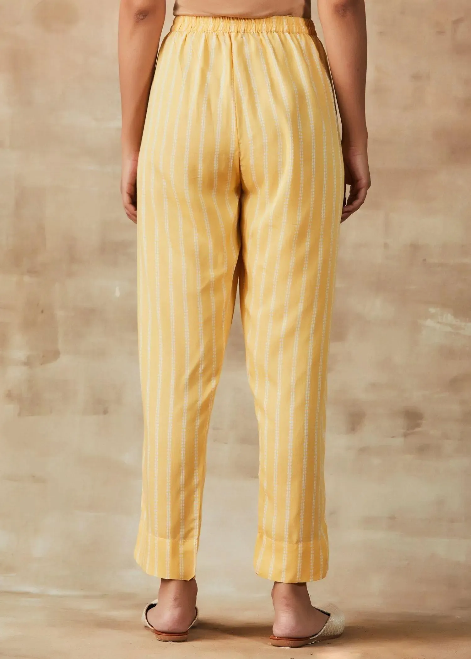 Lemon Tapered Straight Pants