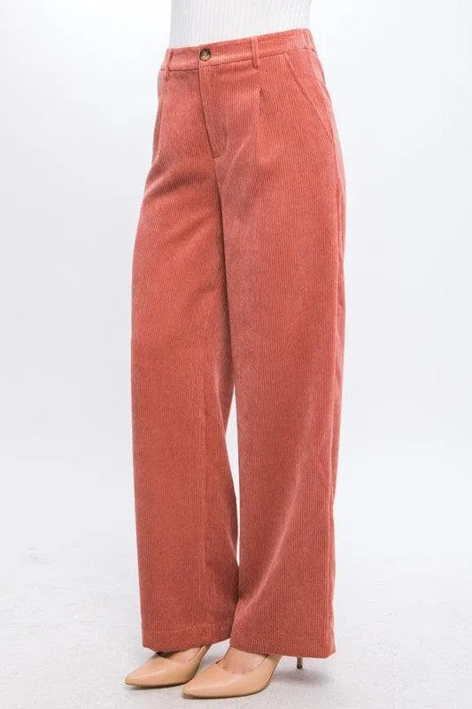 LOVE TREE Corduroy Trouser Pants