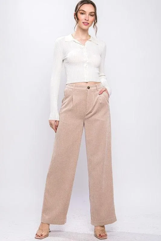 LOVE TREE Corduroy Trouser Pants