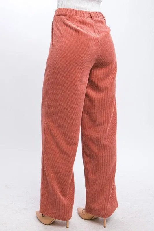 LOVE TREE Corduroy Trouser Pants