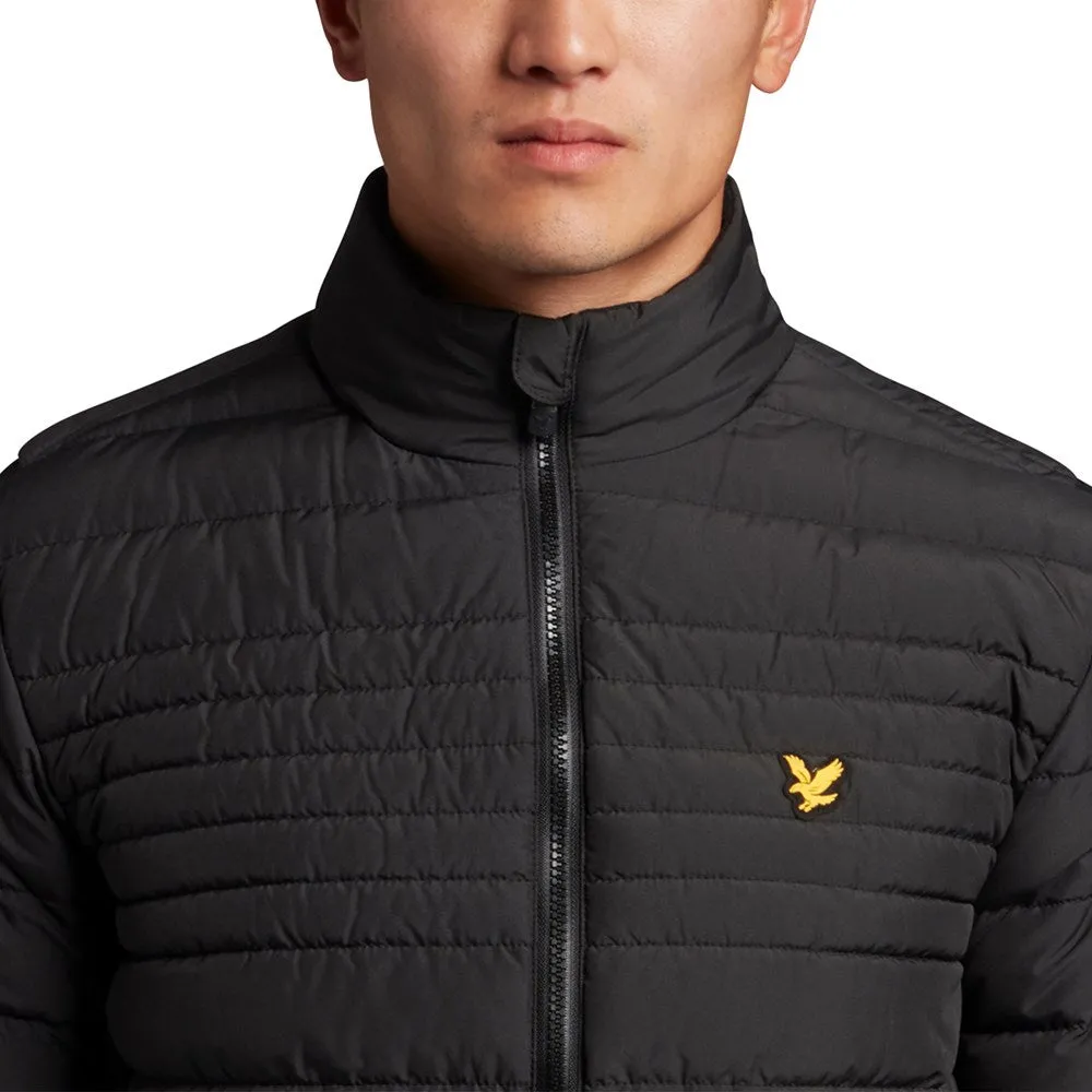 Lyle & Scott Back Stretch Quilted Jacket - Jet Black