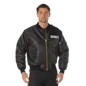 MA-1 Flight Jacket With Security Print