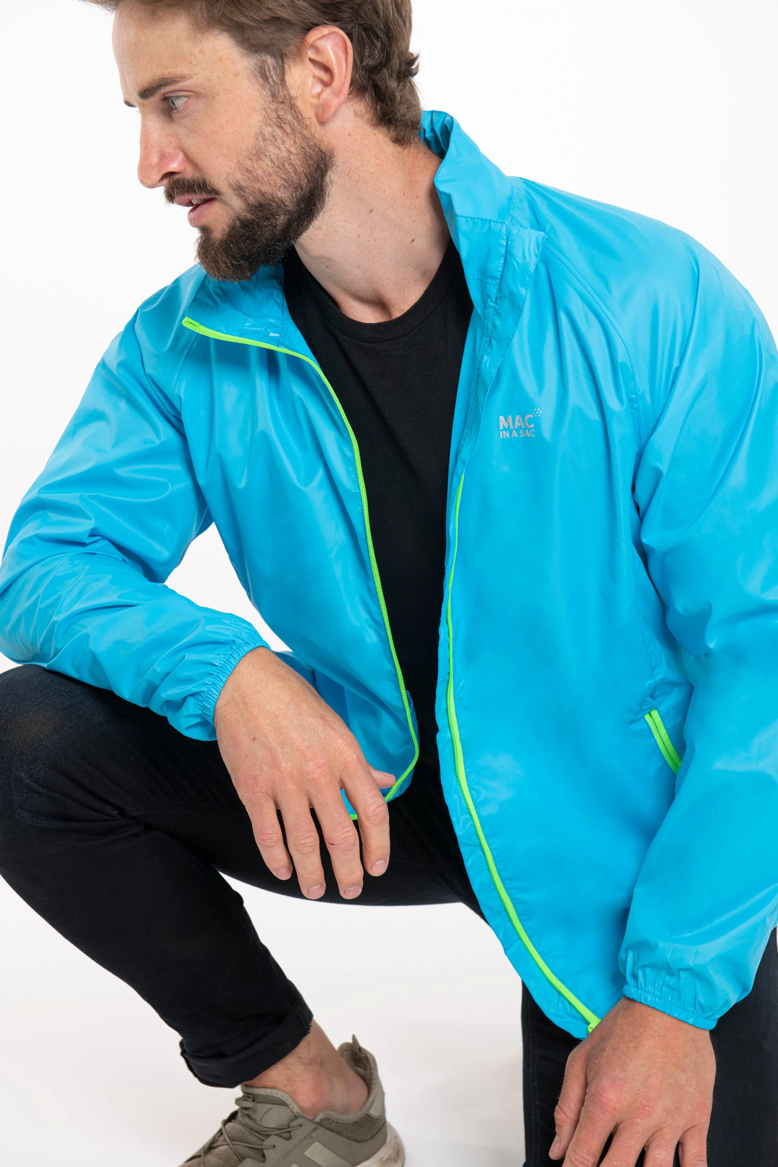 Mac In A Sac NEON 2 Jacket - Neon Blue