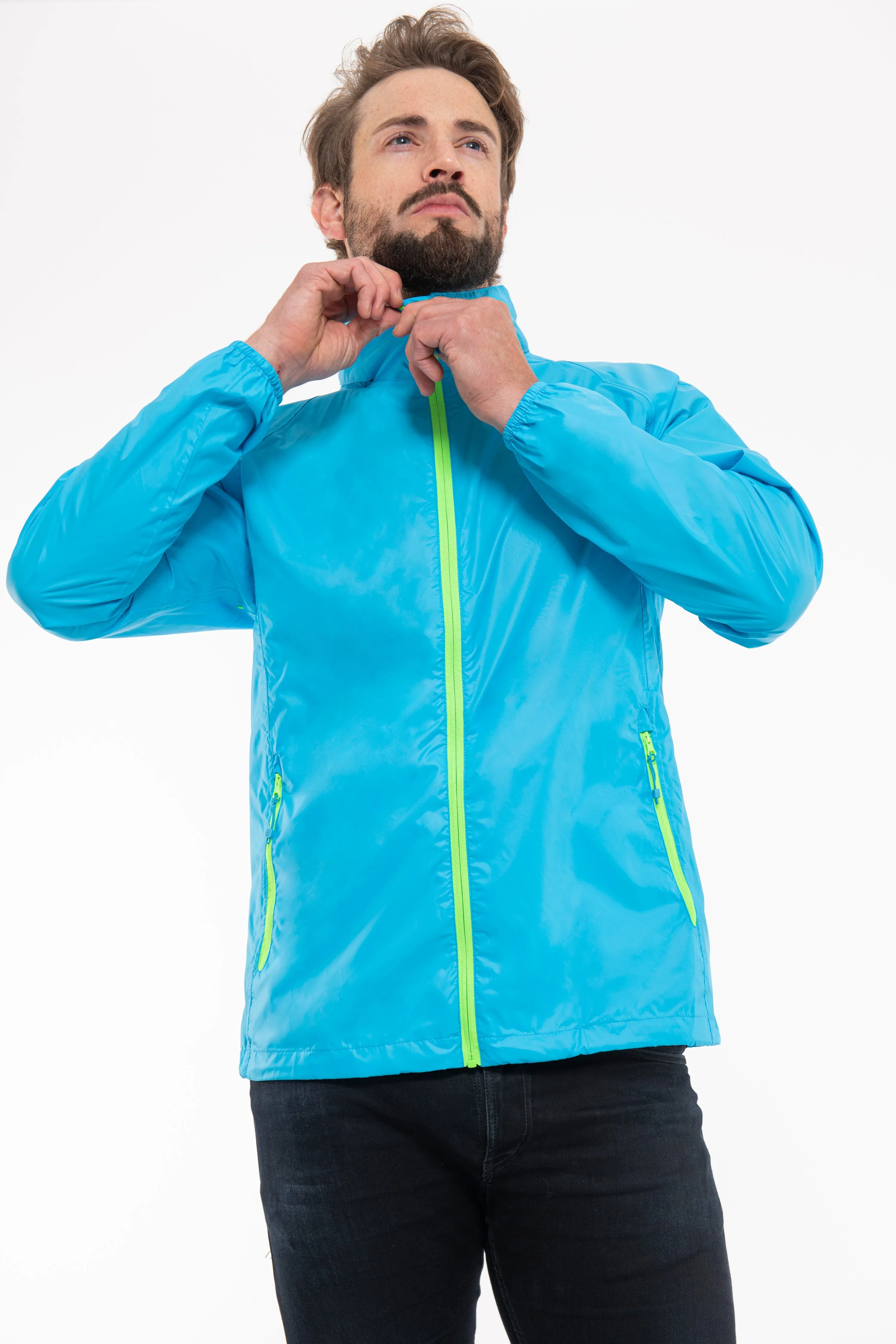 Mac In A Sac NEON 2 Jacket - Neon Blue