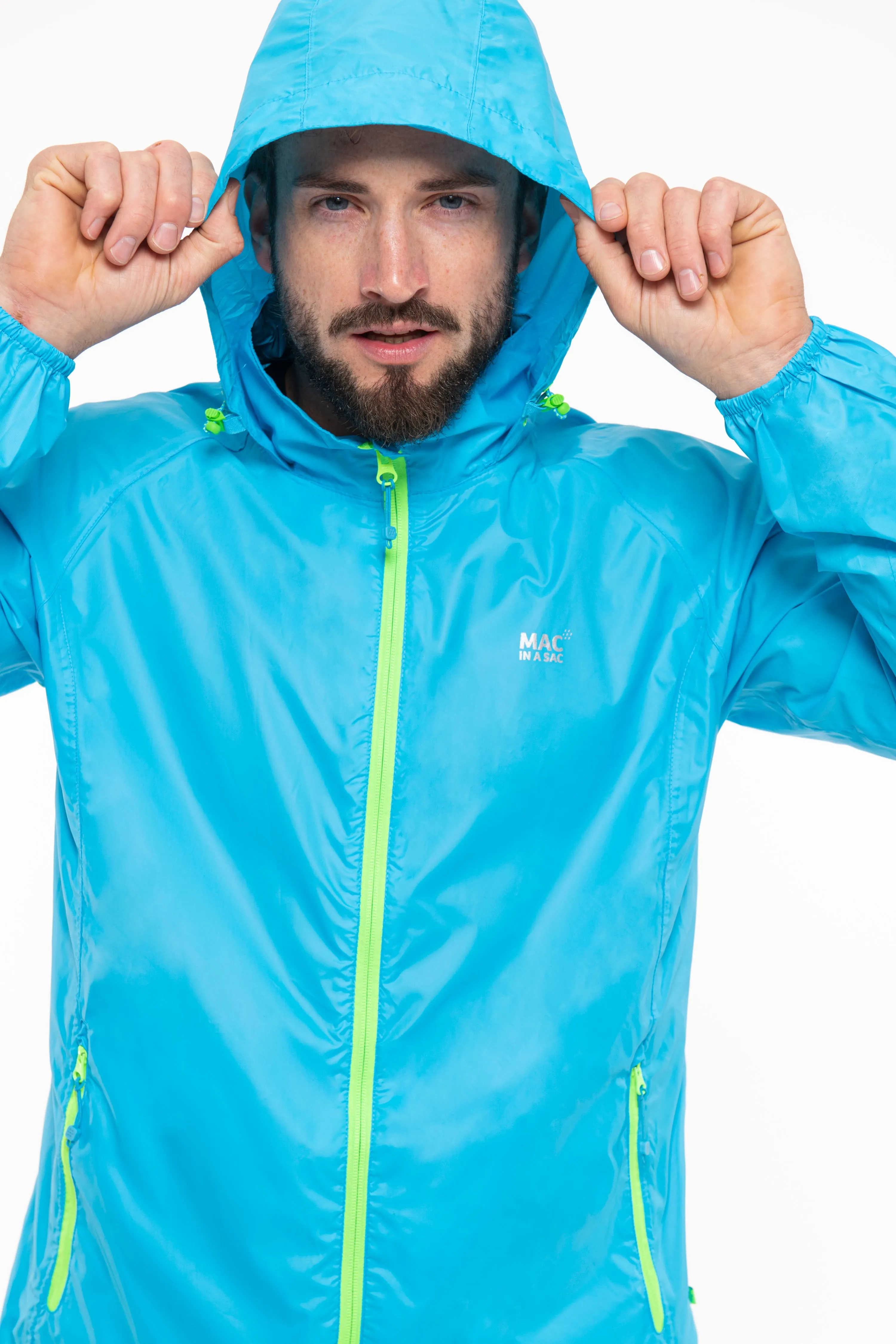 Mac In A Sac NEON 2 Jacket - Neon Blue