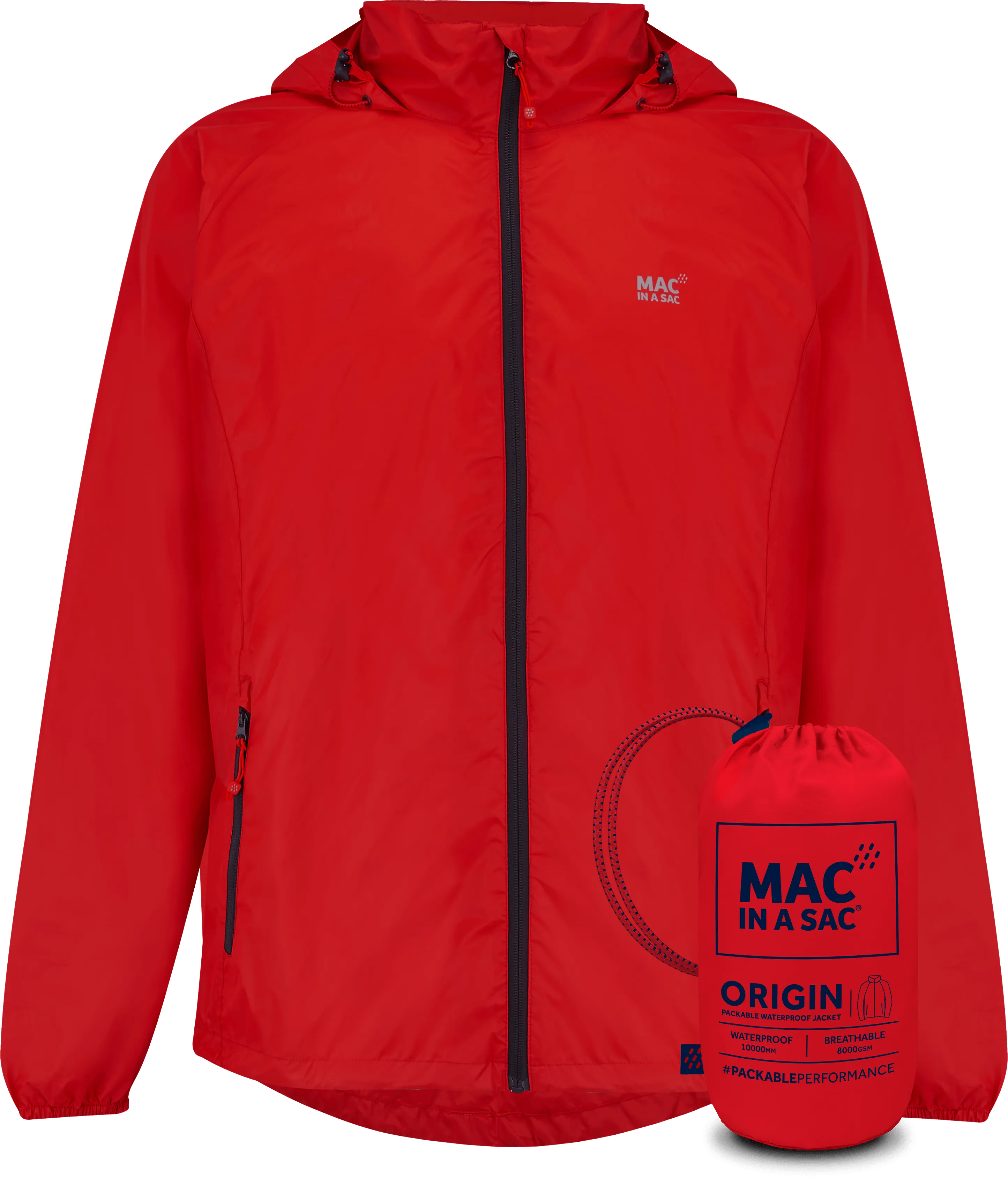 Mac In A Sac ORIGIN 2 Jacket - Red