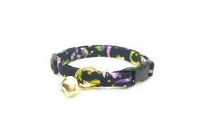 Mardi Gras Ribbons Cat Collar