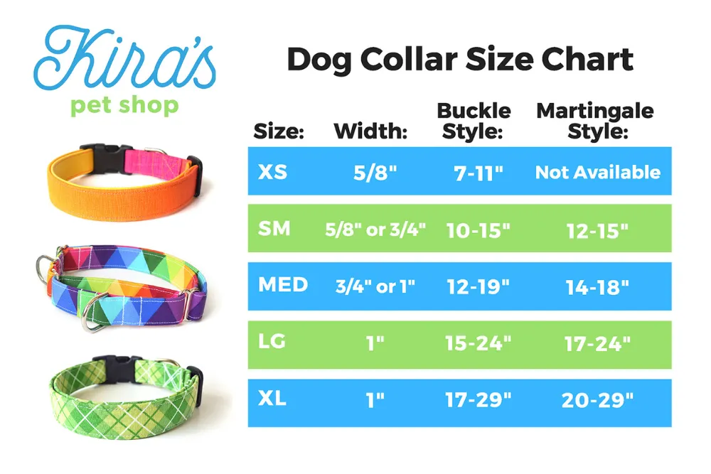 Mardi Gras Ribbons Dog Collar