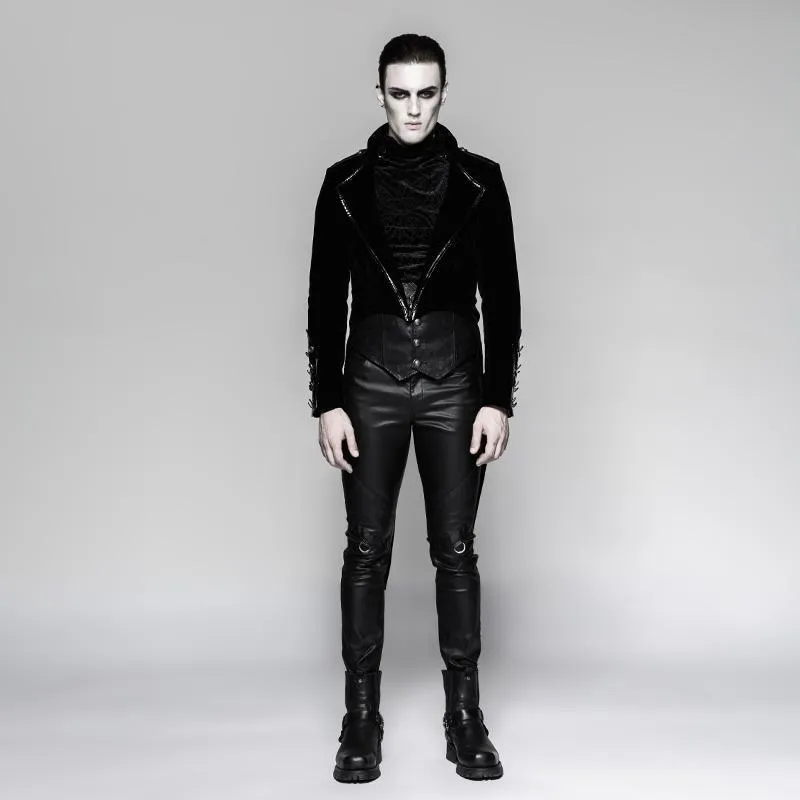 Men's Gothic Military Swallow-tail Dress Jacket