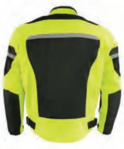 Men’s Mesh & Nylon Combo Racer Jacket