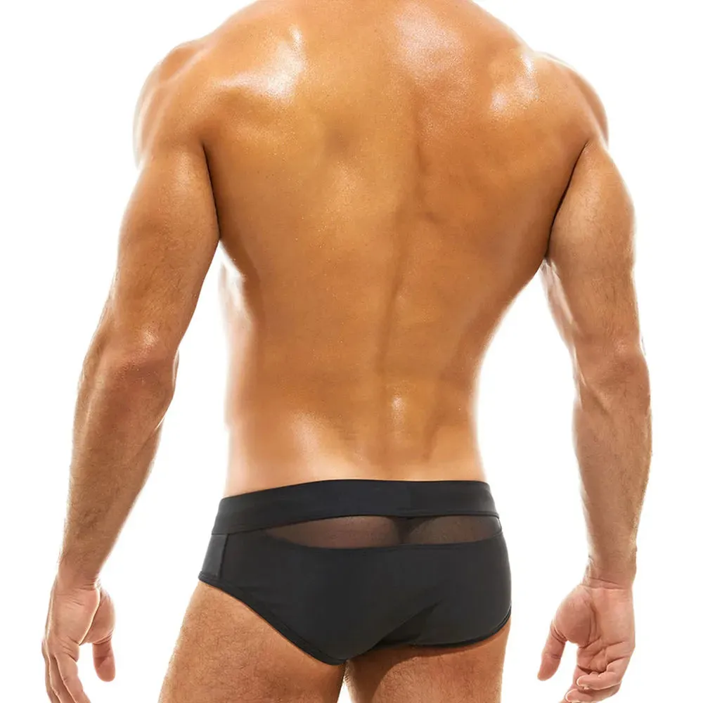 Mesh See-Through on Back Brief