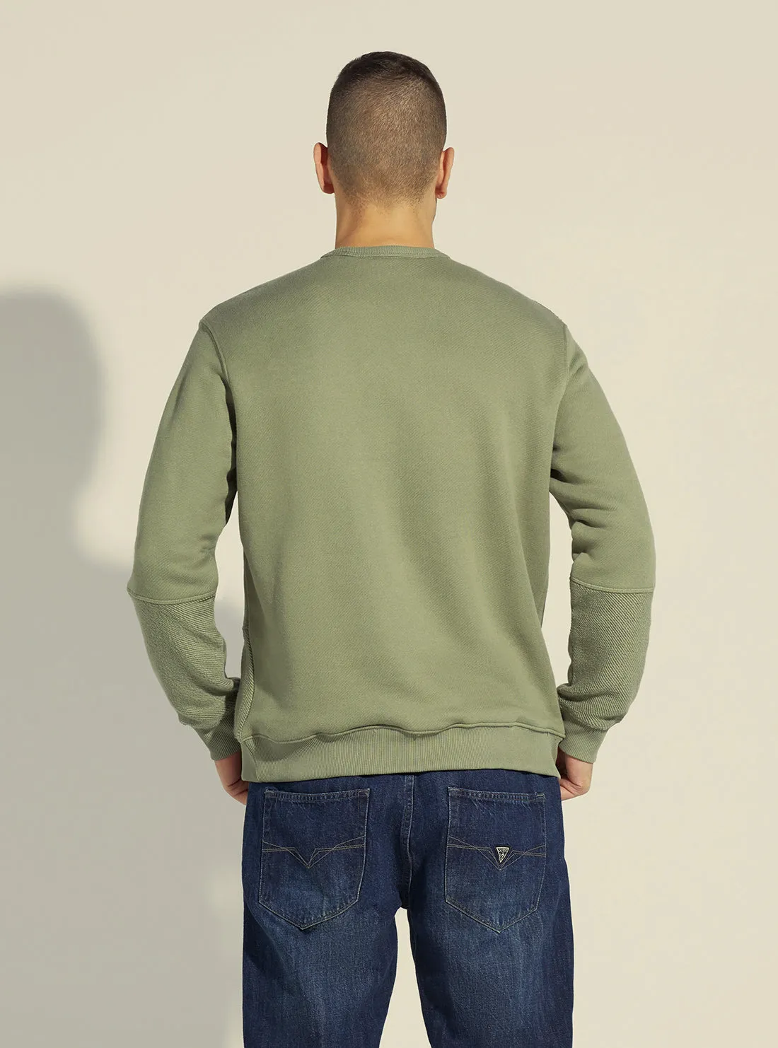 Mossy Green Kuno Fleece Jumper