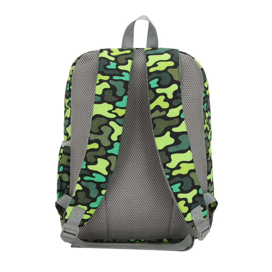 Neon Green Camo Backpack