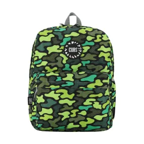 Neon Green Camo Backpack