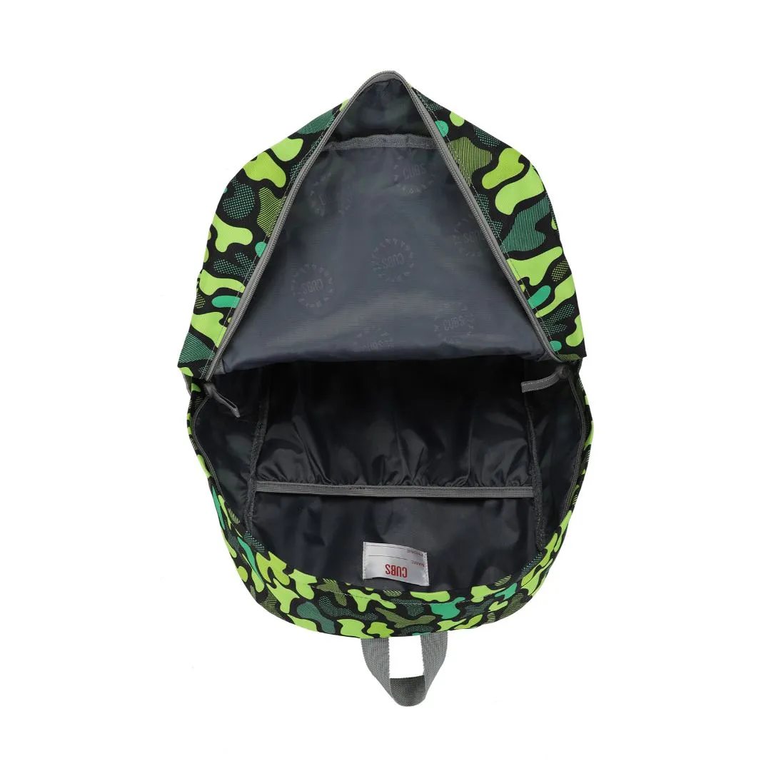 Neon Green Camo Backpack