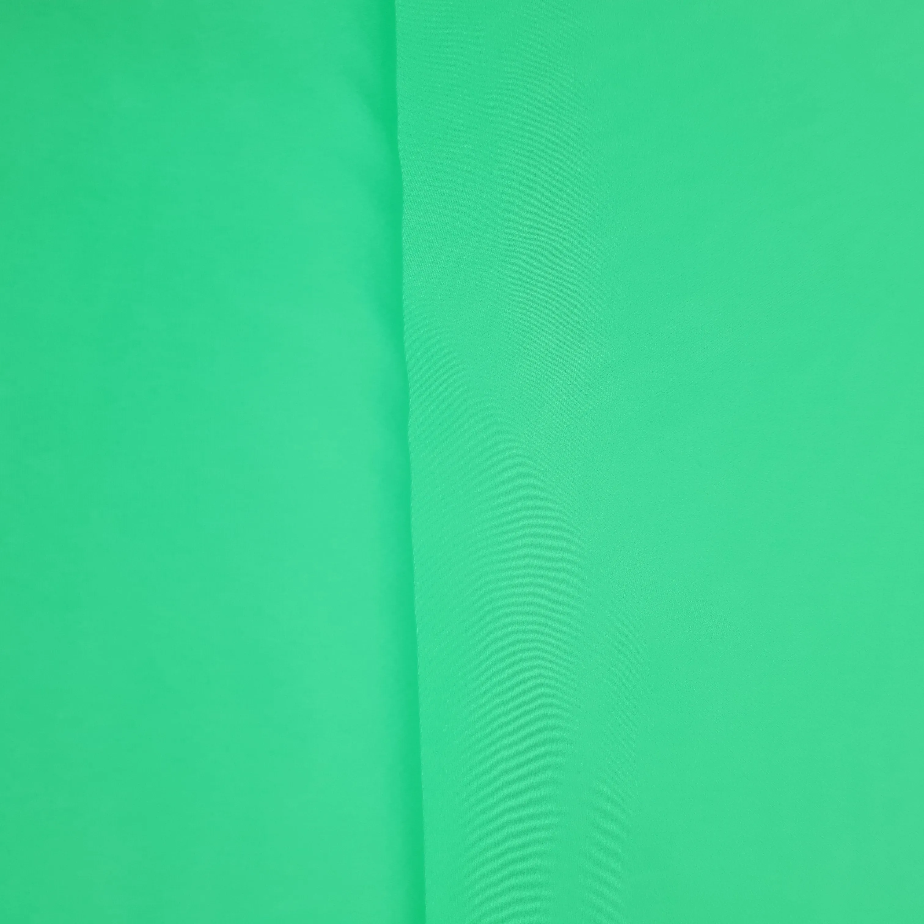 Neon Green Solid Banana Crepe Fabric