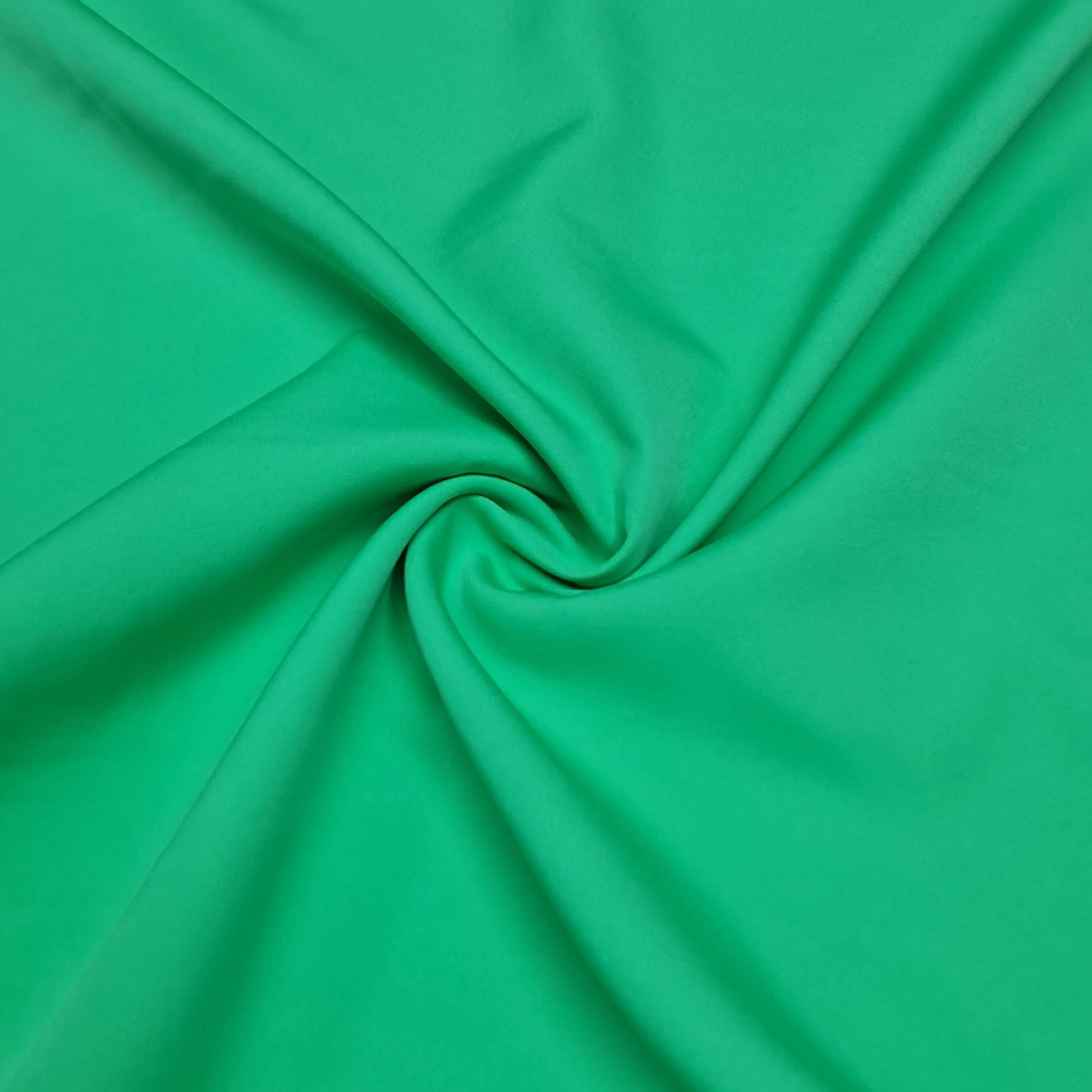 Neon Green Solid Banana Crepe Fabric