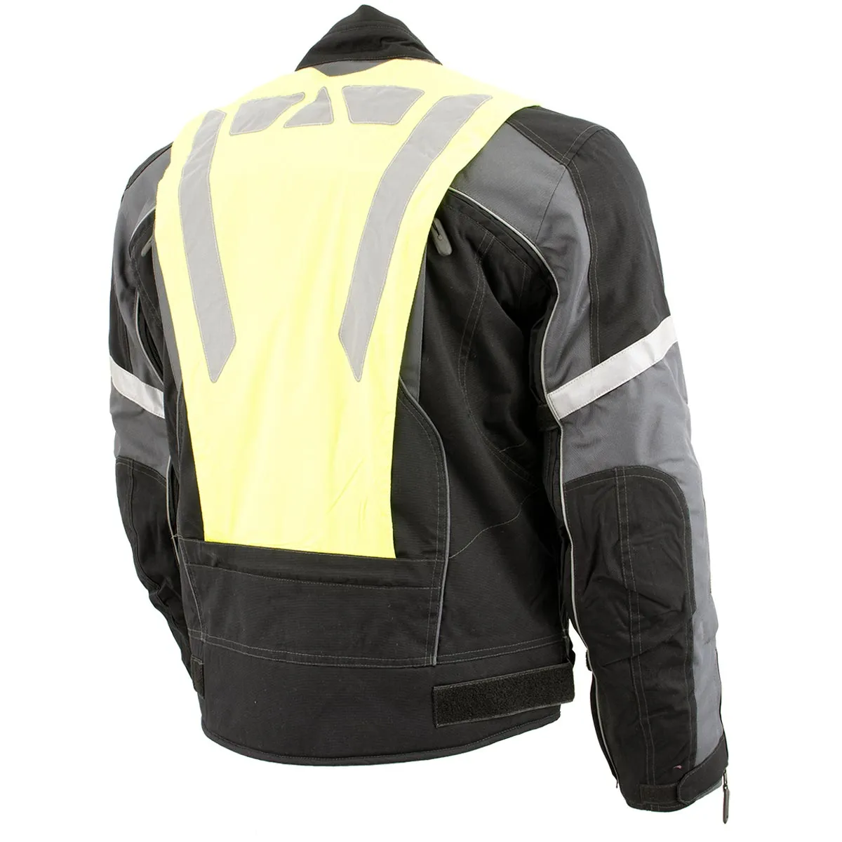 NexGen SH2325 Men's Armored Two in One Textile and Mesh Racing Jacket