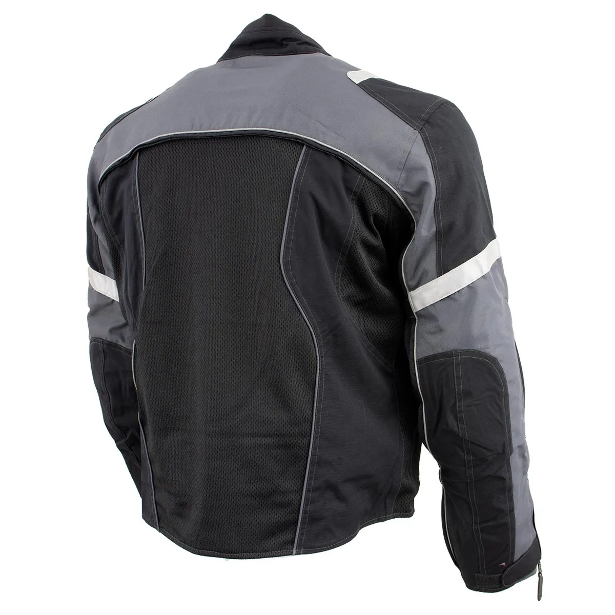 NexGen SH2325 Men's Armored Two in One Textile and Mesh Racing Jacket