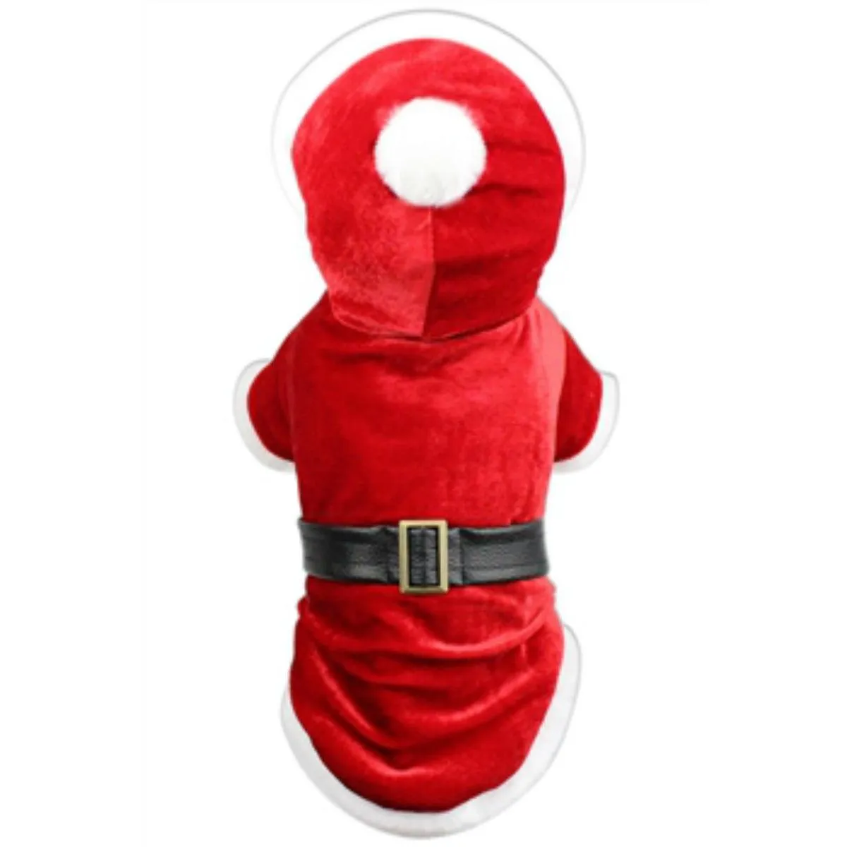 Parisian Pet Santa Claus Winter Dog Hoodie