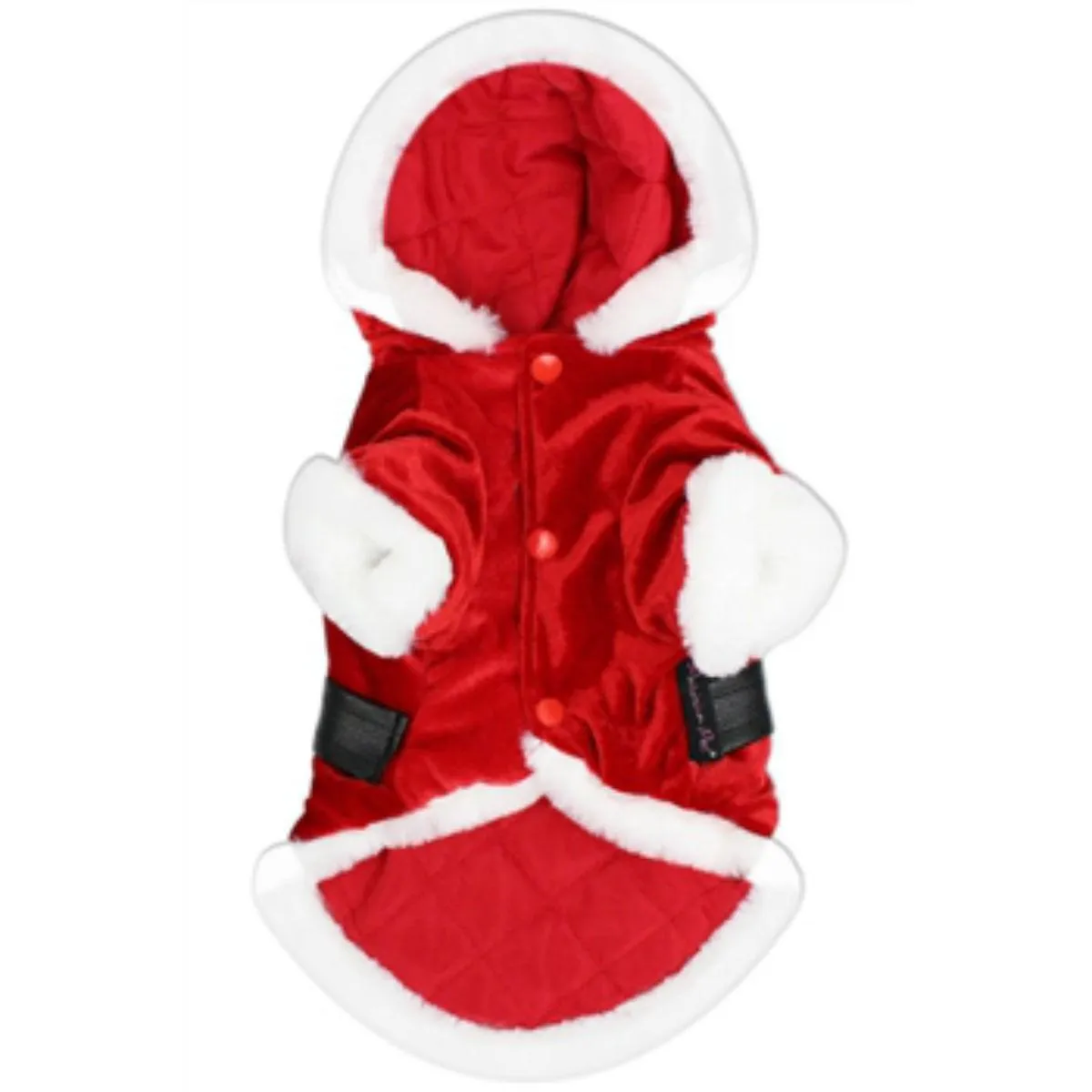 Parisian Pet Santa Claus Winter Dog Hoodie