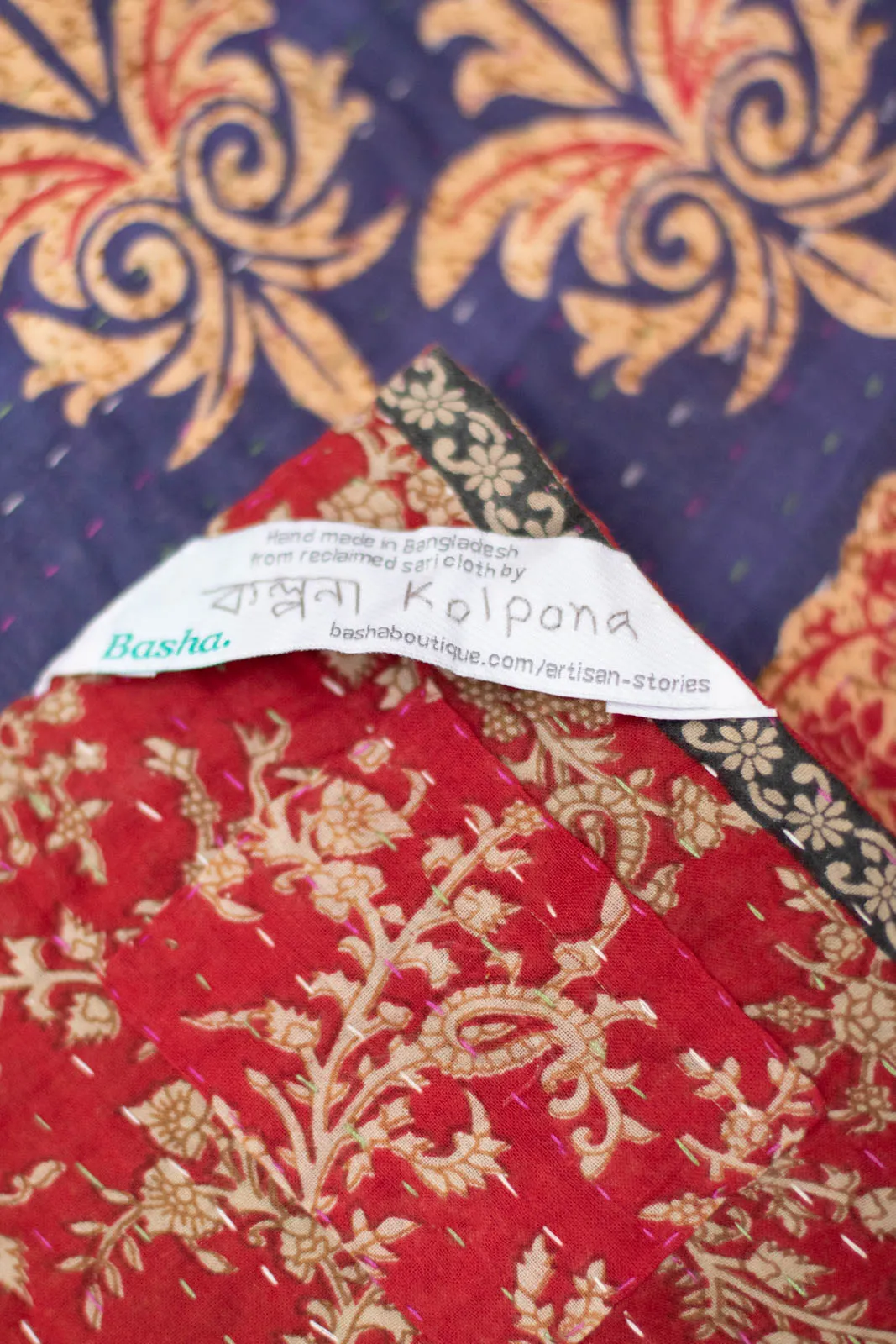 Patron Kantha Throw