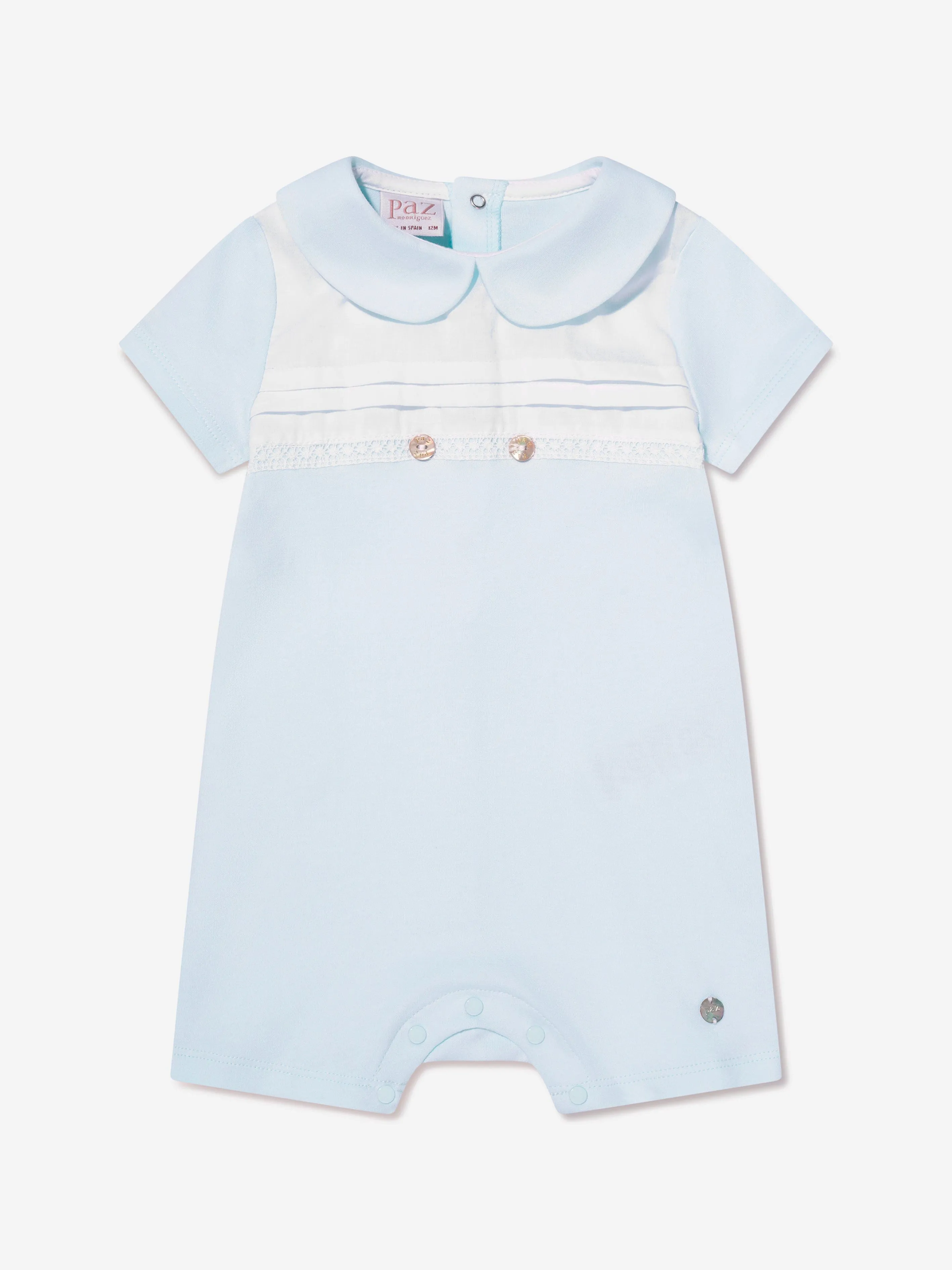 Paz Rodriguez Baby Boys Romper in Blue