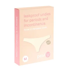 PELVI Leakproof Underwear Bikini Beige M