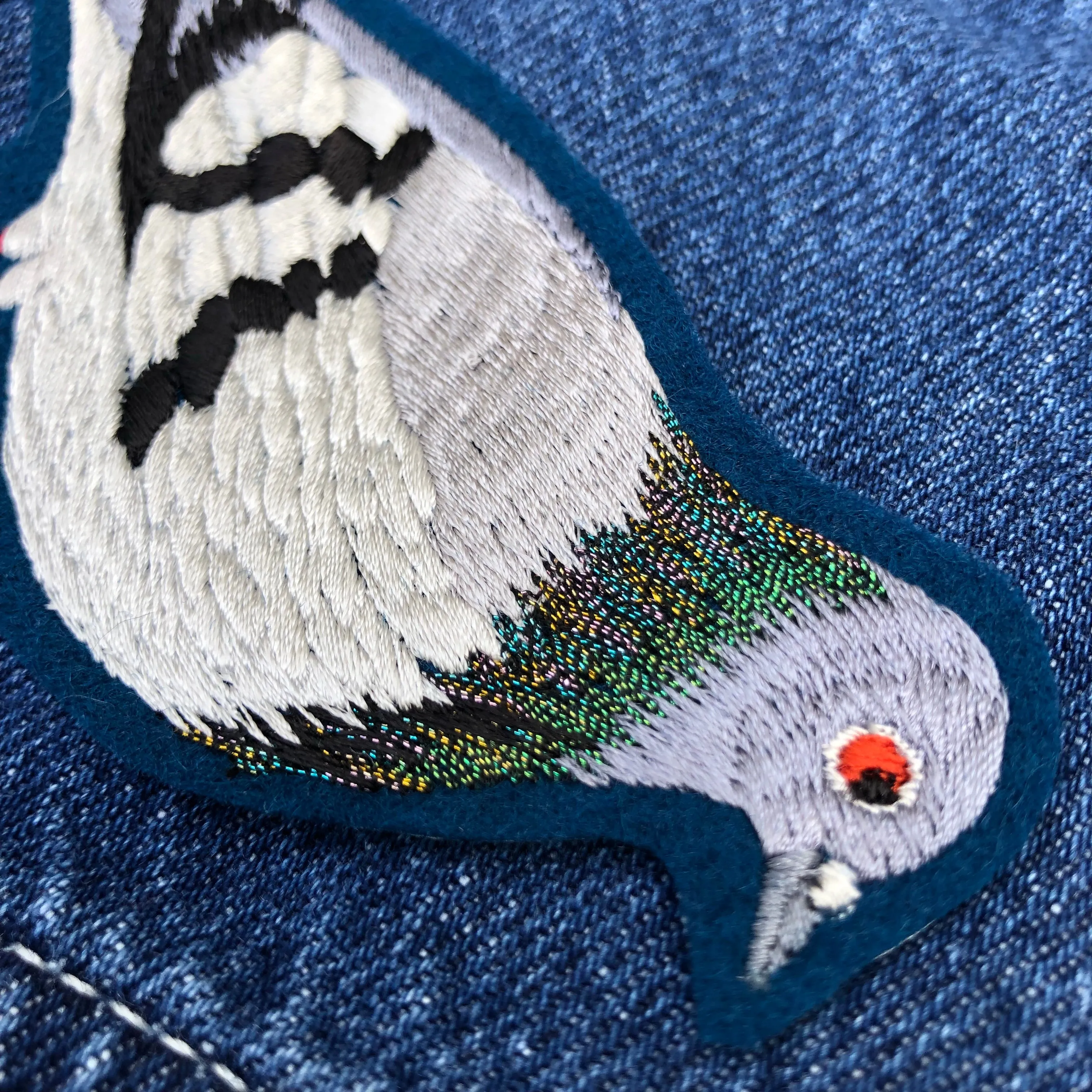 Pigeon Embroidered Patch