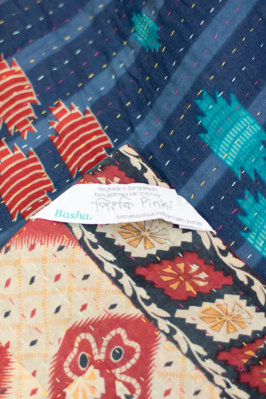 Praise Kantha Throw