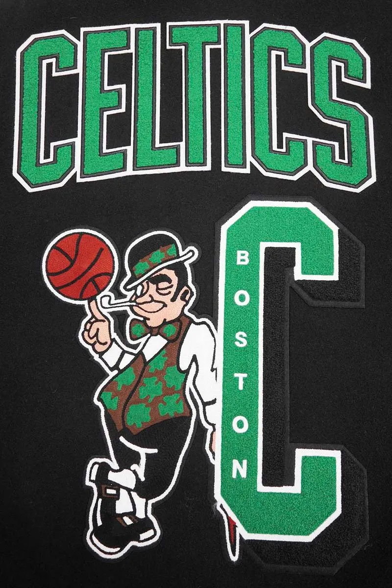 Pro standard NBA BOSTON CELTICS MASHUP MEN'S RIB WOOL VARSITY JACKET