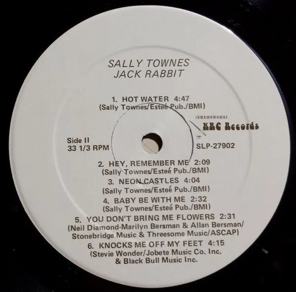 Sally Townes - Jack Rabbit (LP, Album) (VG )