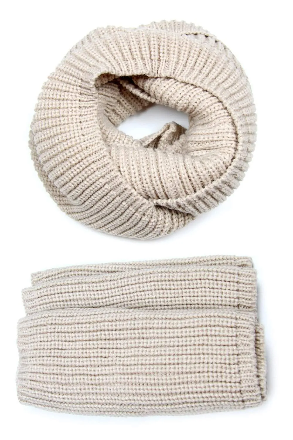 Scarf / Beige Brown / Unisex