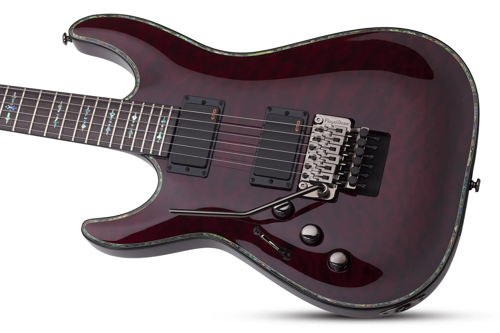 Schecter Hellraiser C-1 FR Left Hand – Black Cherry (BCH)