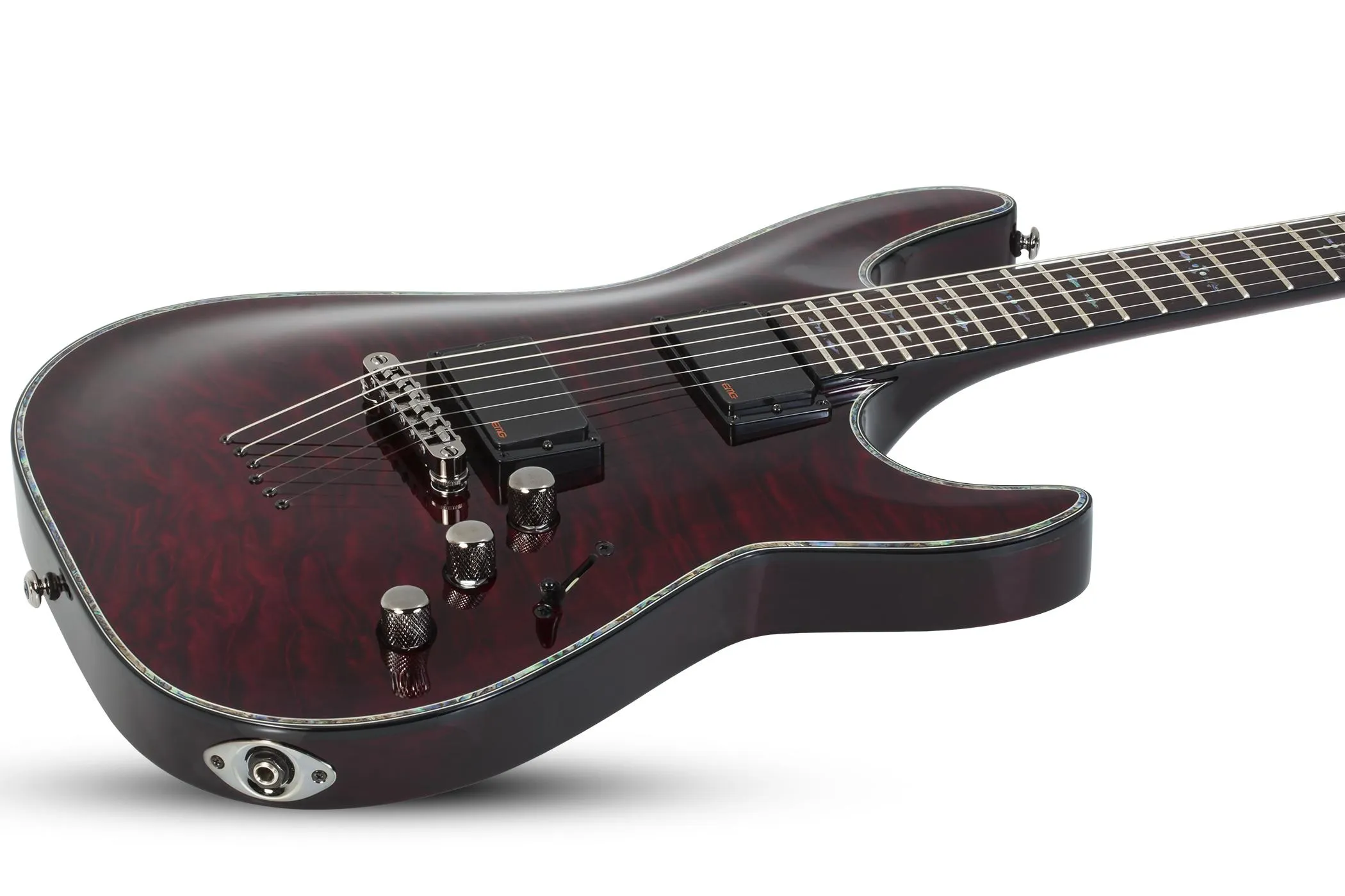 Schecter Hellraiser C-1 Left Hand – Black Cherry (BCH)