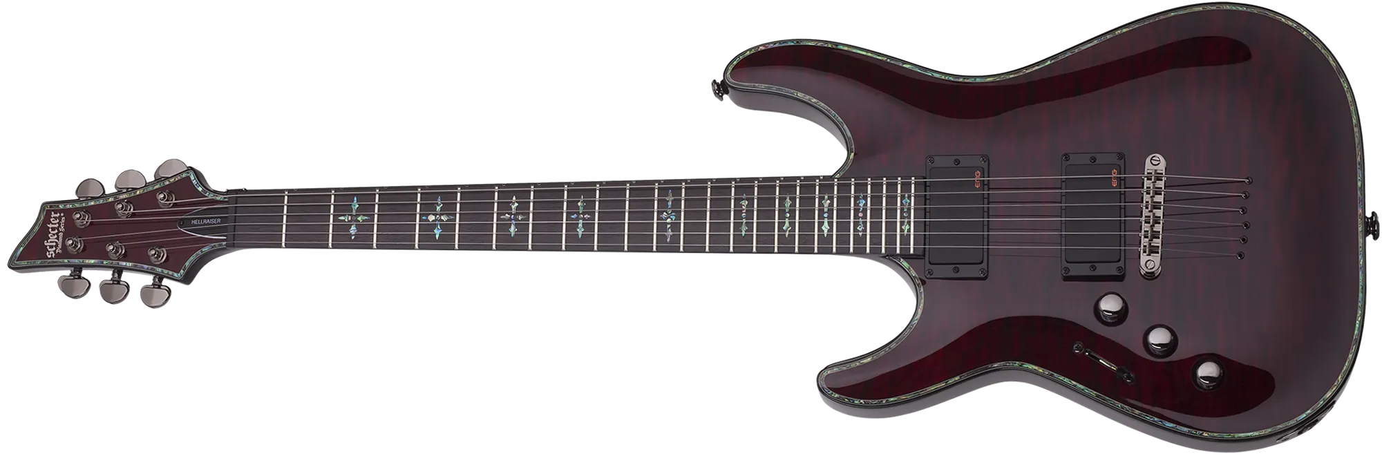 Schecter Hellraiser C-1 Left Hand – Black Cherry (BCH)