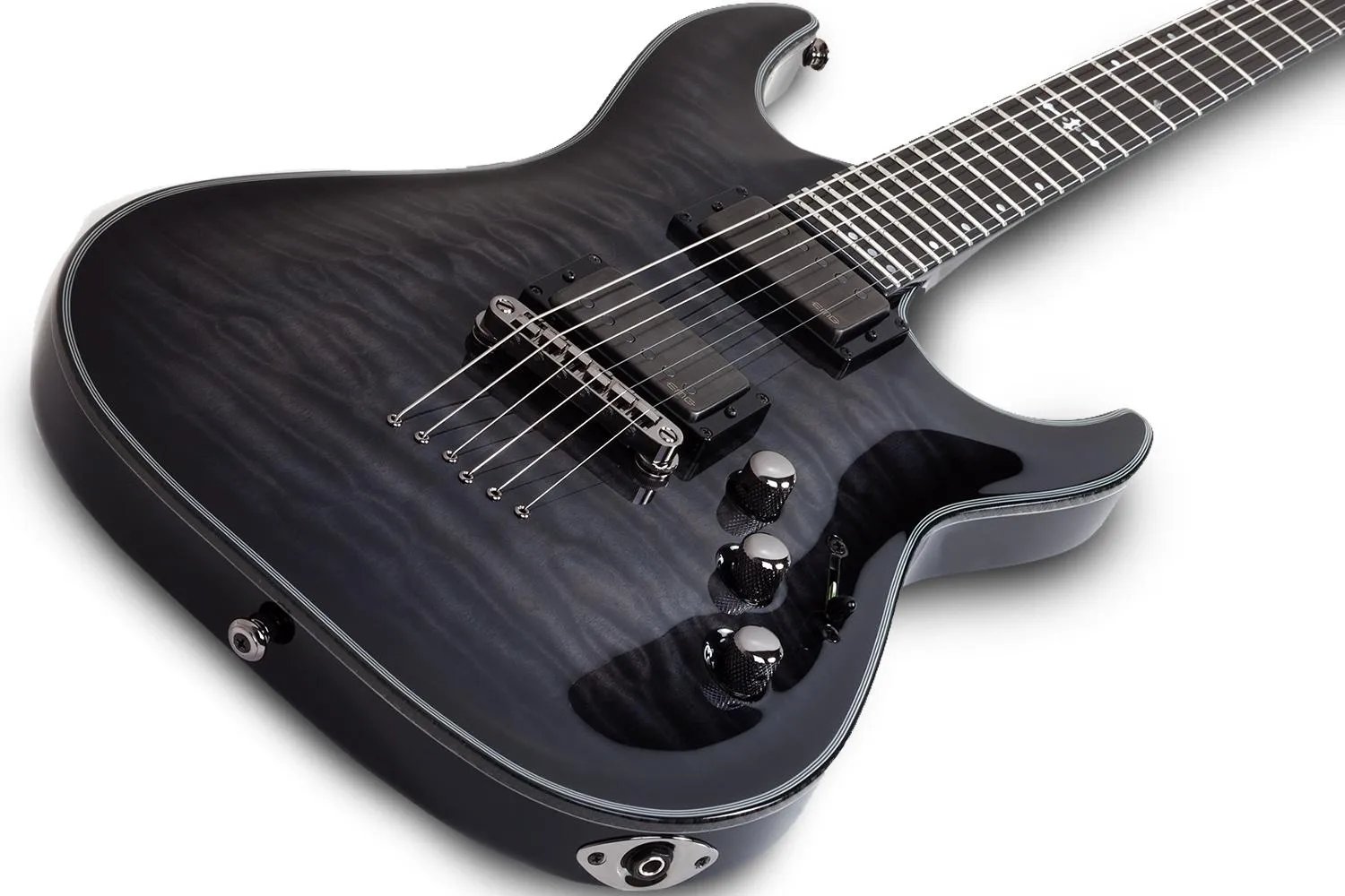 Schecter Hellraiser Hybrid C-1 – Trans Black Burst