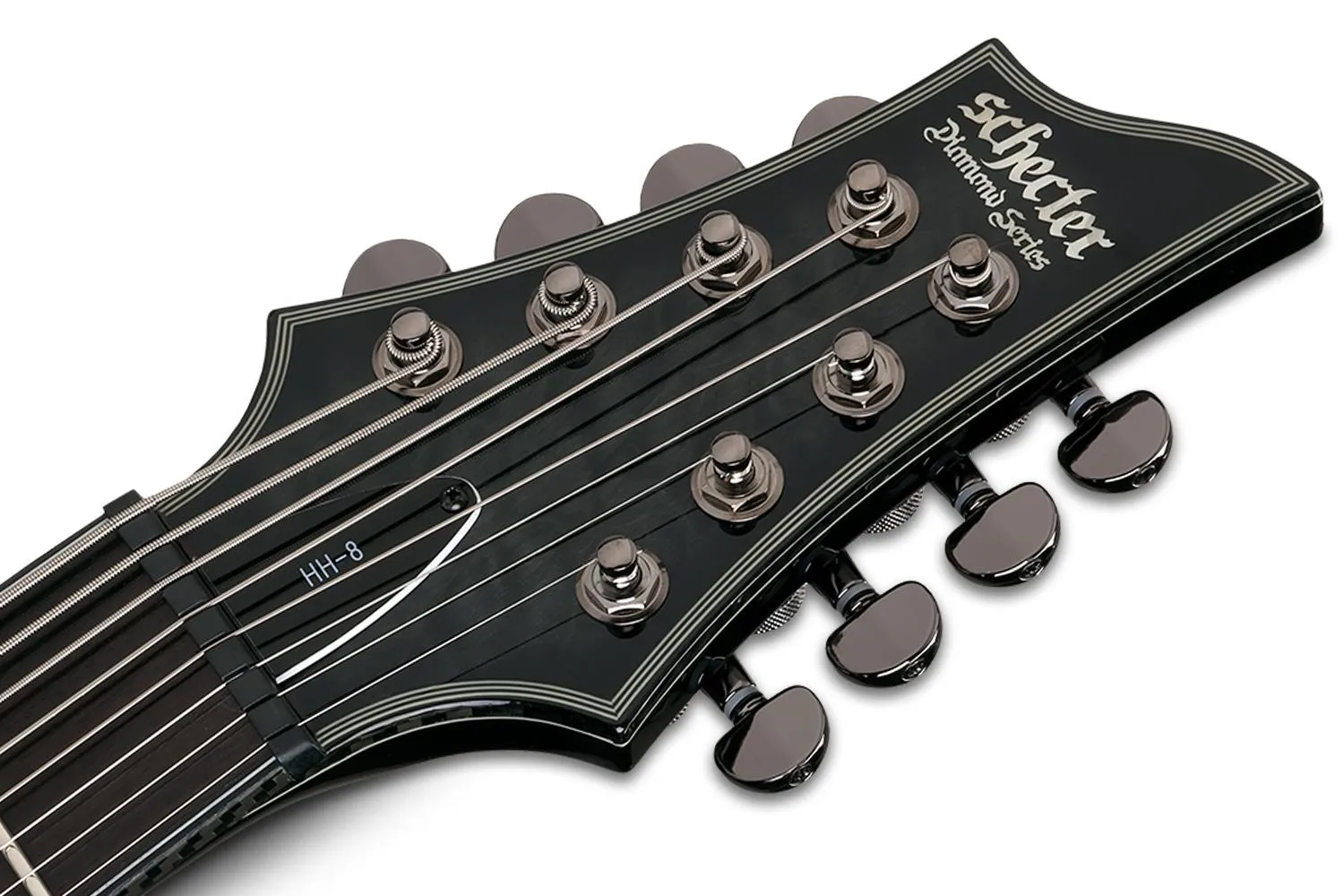 Schecter Hellraiser Hybrid C-8 – Trans Black Burst