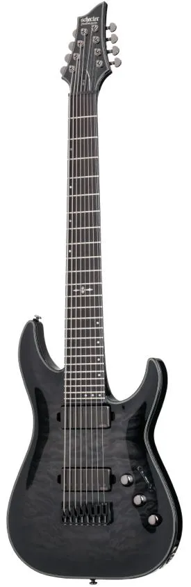 Schecter Hellraiser Hybrid C-8 – Trans Black Burst