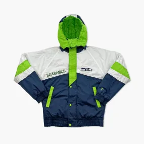 Seattle Seahawks Pro Player Action Green Shoulder to Shoulder Jacket