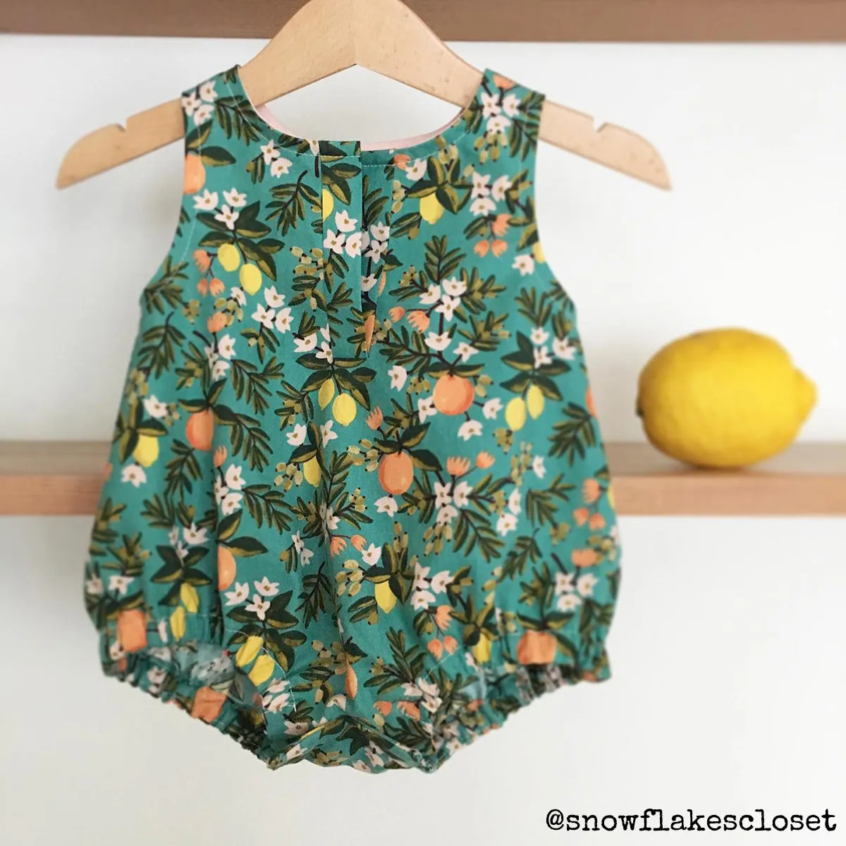 SYDNEY romper - Baby 1M/24M - Paper Sewing Pattern