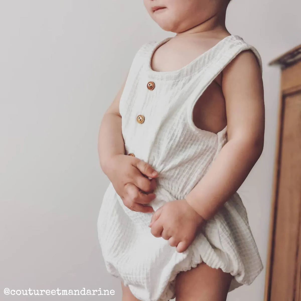 SYDNEY romper - Baby 1M/24M - Paper Sewing Pattern