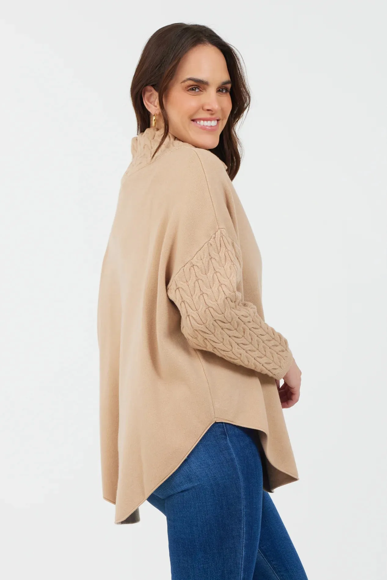 Tess Beige Sweater