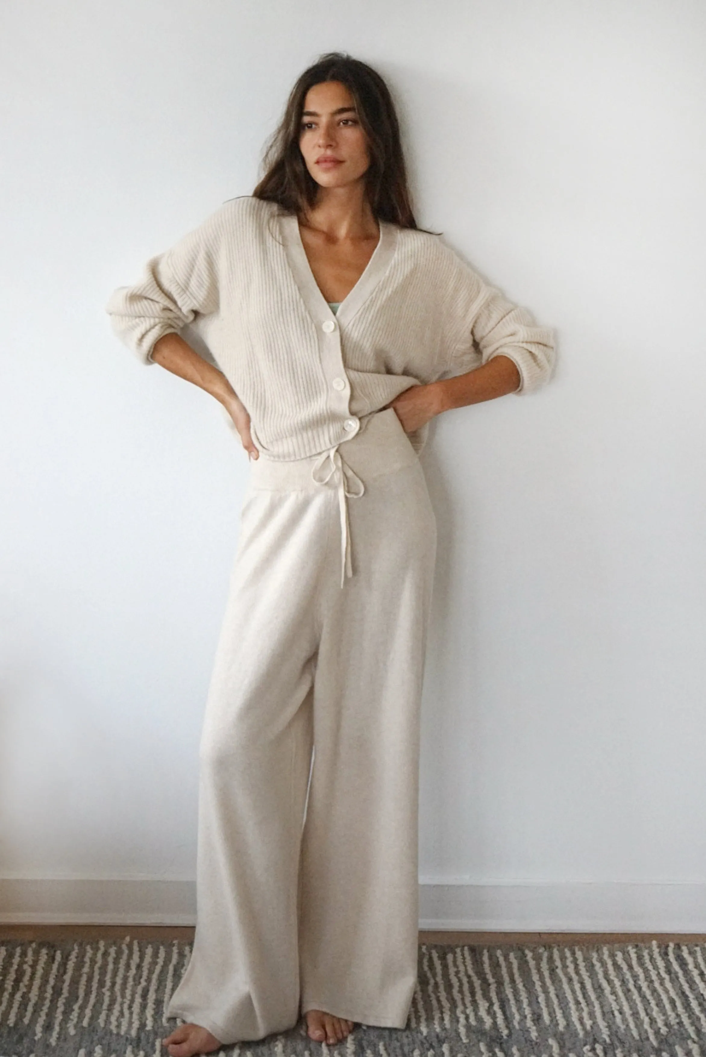 The Rocio Cashmere Pants // Moon