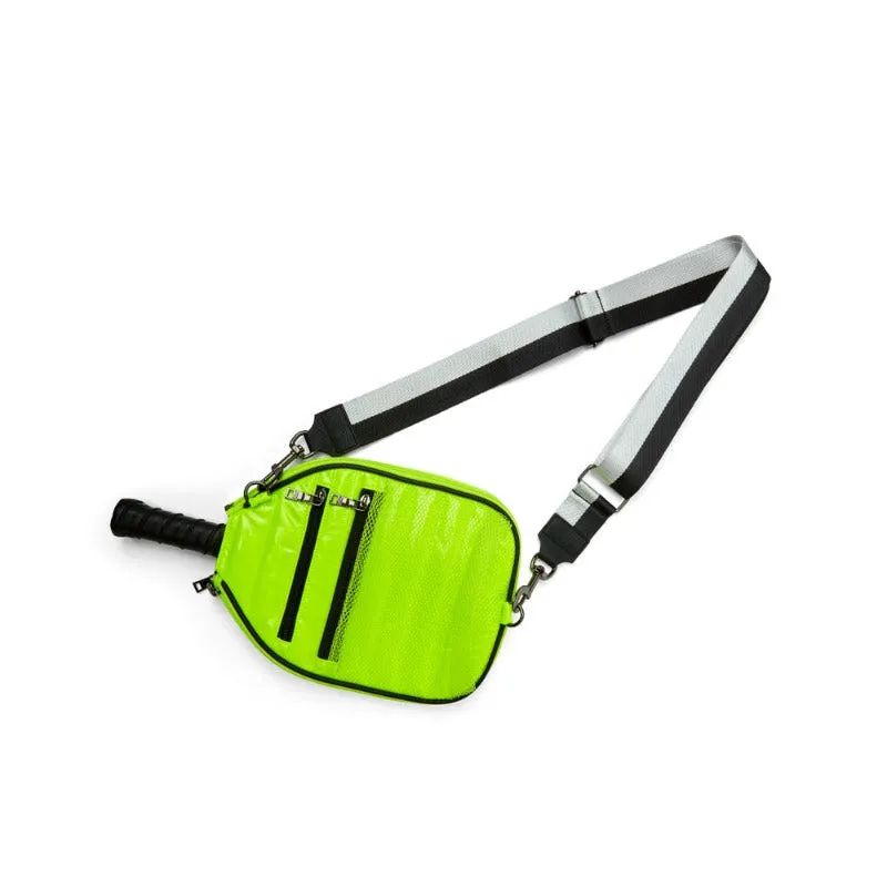 Think Royln Crossbody Pickleball Bag - Neon Yellow