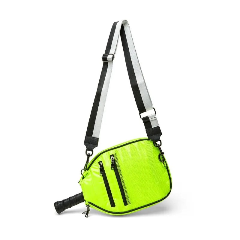 Think Royln Crossbody Pickleball Bag - Neon Yellow