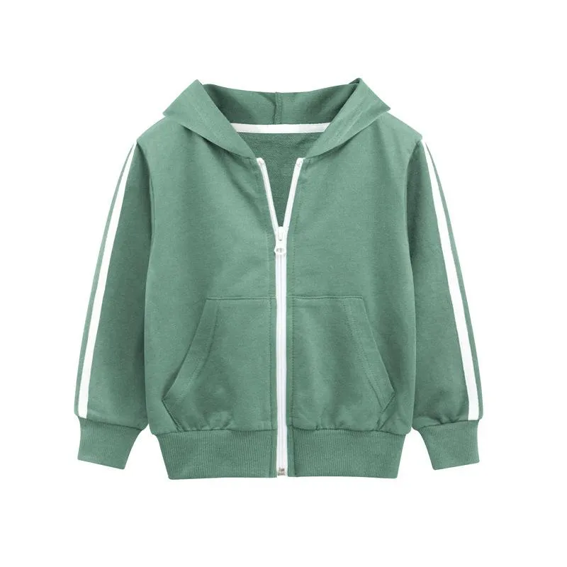 Toddler/Kid Sporty Casual Zip-Up Jacket with Hood (2 colors)