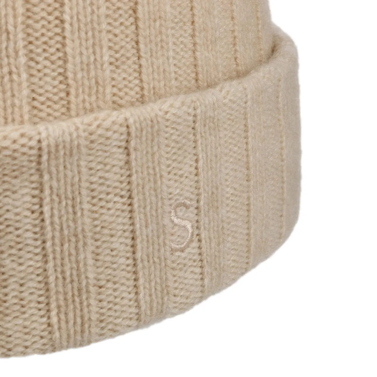 Undyed Cashmere Beanie Hat by Stetson