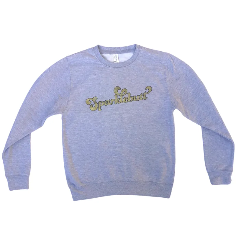 UNISEX SPARKLEBUTT JUMPER - GREY